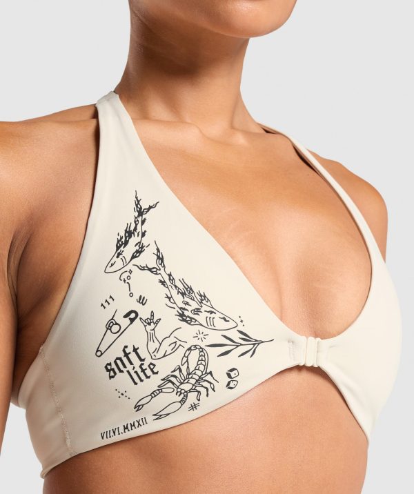 Elevate Tattoo Graphic Sports Bra - Image 5