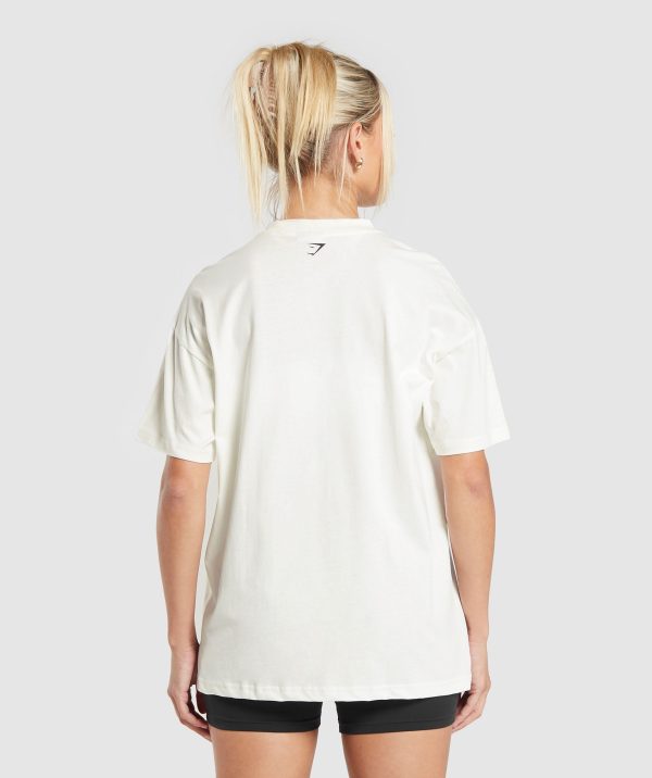 Care Label Graphic Oversized T-Shirt - Image 2