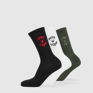 Sets and Reps 3pk Crew Socks