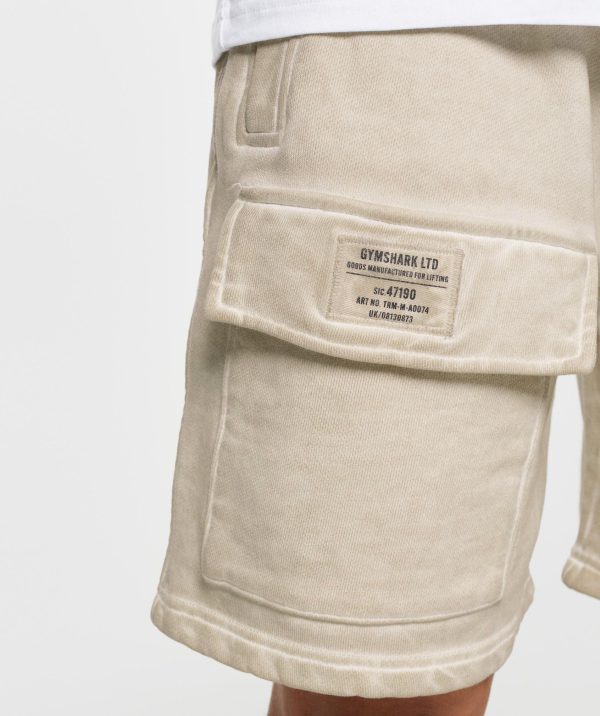 Heavyweight Washed Cargo Shorts - Image 7