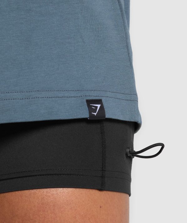 Embroidered Logo Oversized T-Shirt - Image 6