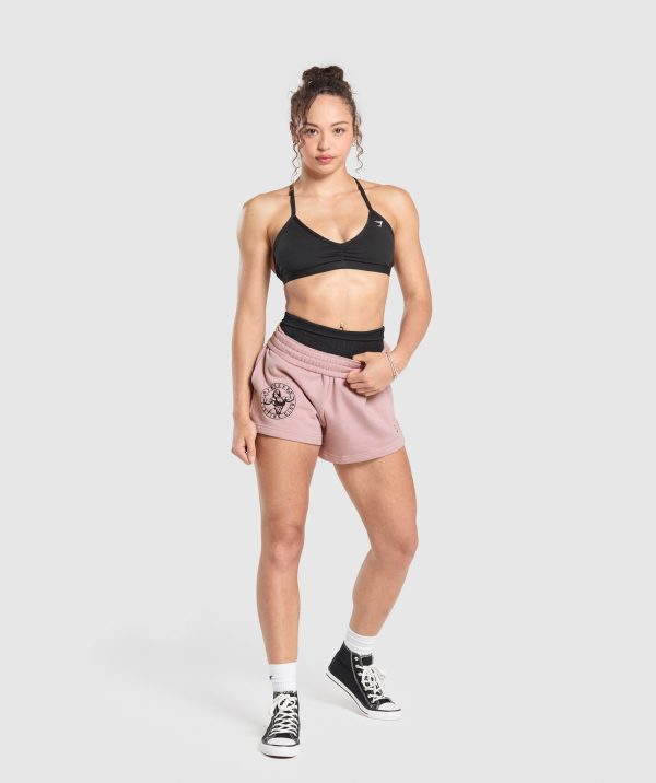 Strong Girl Lifting Club Graphic Shorts - Image 4