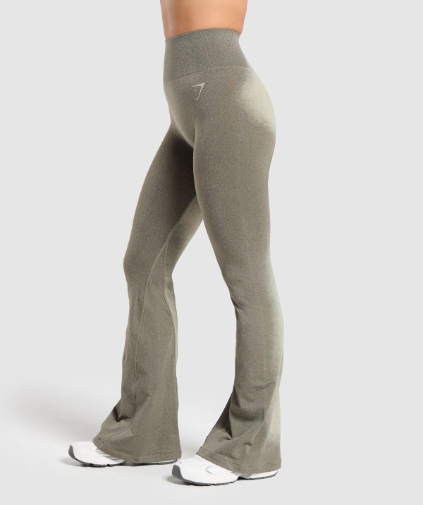 Blur Seamless Flared Leggings - Image 3