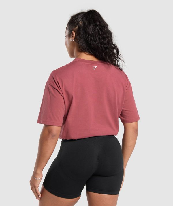 I Love Squats Graphic Oversized Tee - Image 2
