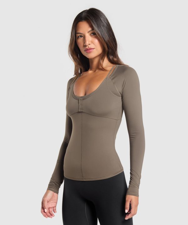Rest Day Buttery Soft Long Sleeve Top - Image 3