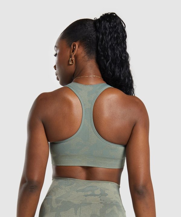 Adapt Camo Seamless Sports Bra - Image 2