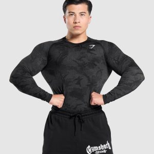Geo Seamless Long Sleeve T-Shirt