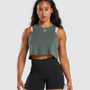 Lifting Essential Cotton Crop Tank