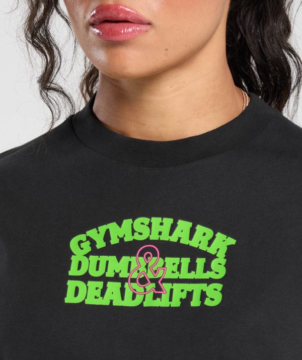 Dumbells & Deadlifts Oversized T-Shirt - Image 5