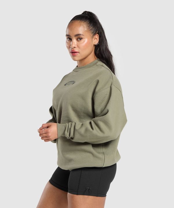 Workout Gear Oversized Sweatshirt - Image 3