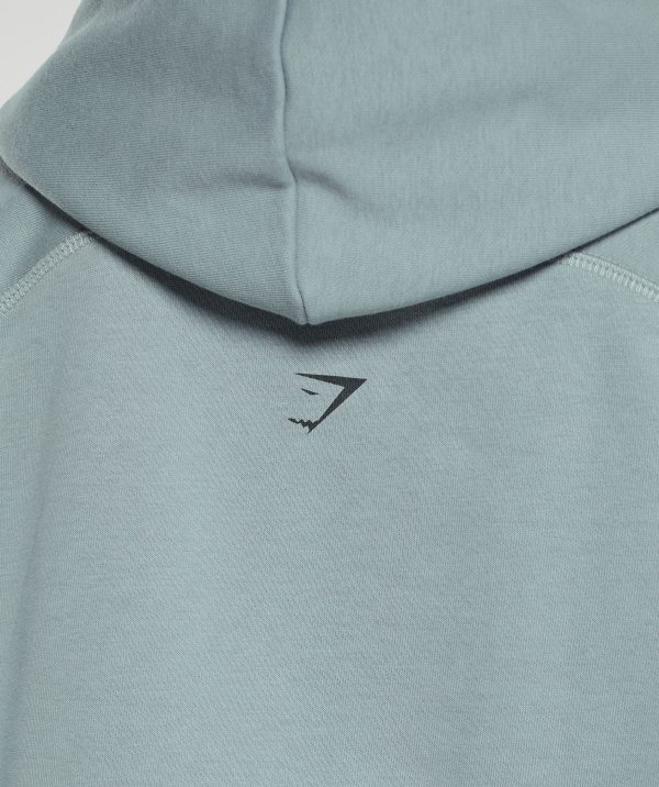 Care Label Graphic Brushed Hoodie - Image 6