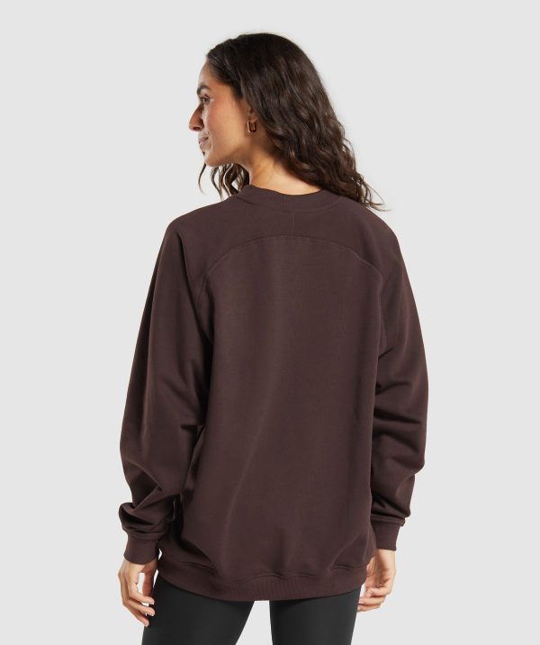 Training Oversized Fleece Sweatshirt - Image 2