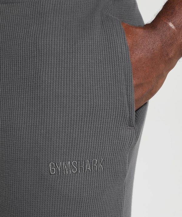 Waffle Straight Leg Joggers - Image 5
