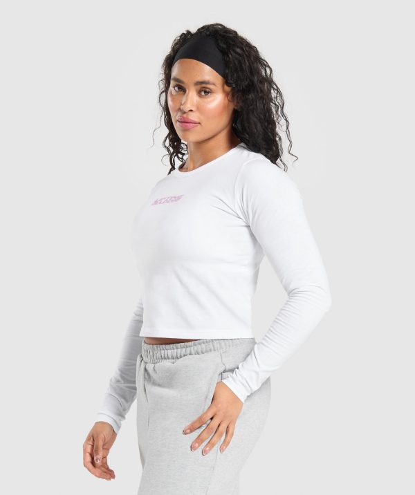 Lifting Baddie Midi Long Sleeve Top - Image 3