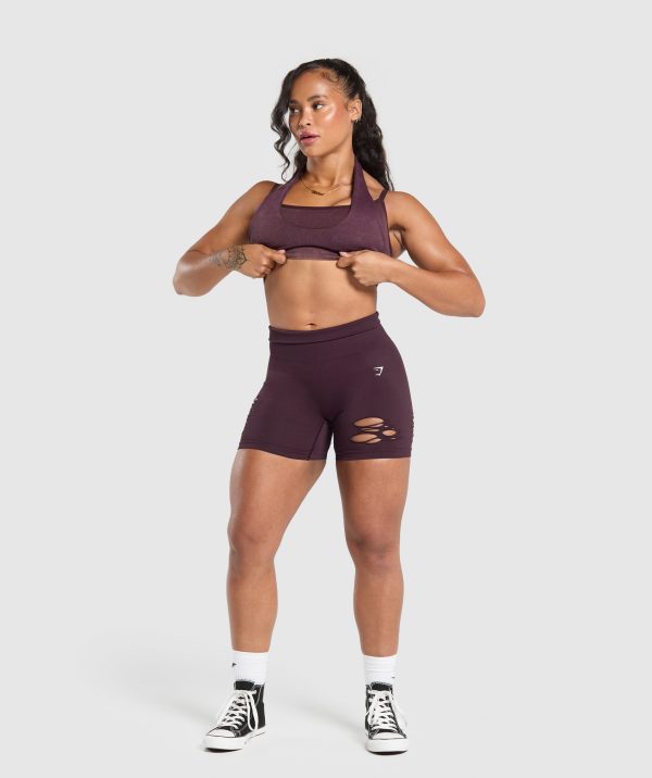 Gains Seamless Distressed Shorts - Image 4