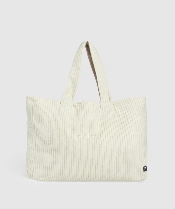 Oversized Cord Tote Bag - Image 3