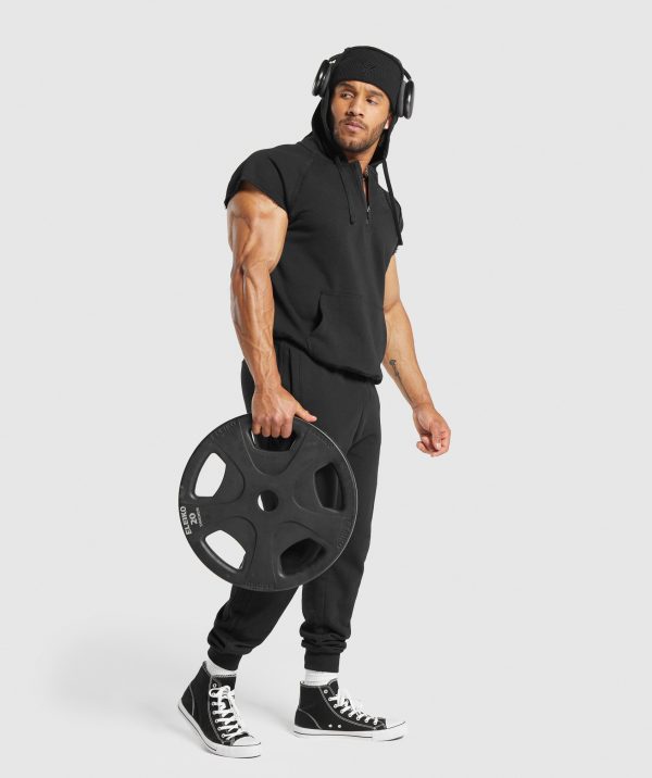 Legacy 1/4 Zip Cap Sleeve Hoodie - Image 4