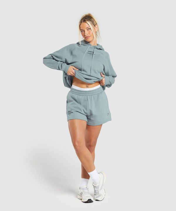 Care Label Graphic Brushed Hoodie - Image 4