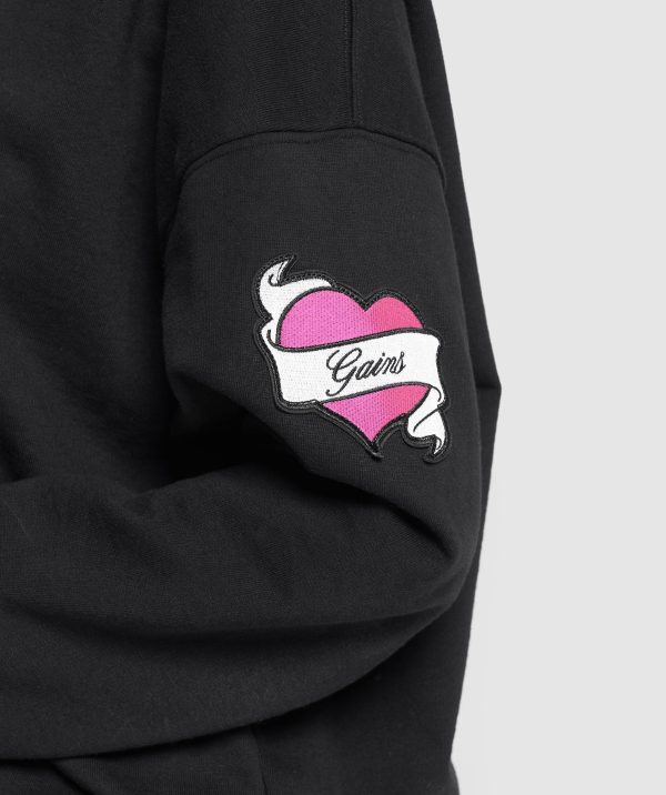 Tattoo Oversized Hoodie - Image 6