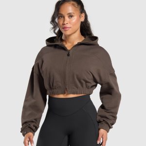 Superset Crop Zip Hoodie