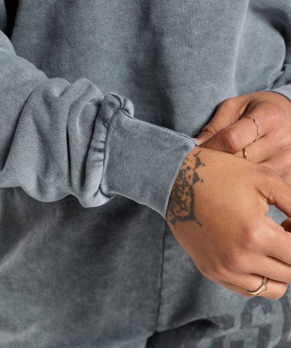 Collegiate Shadow Washed Midi Sweatshirt - Image 6