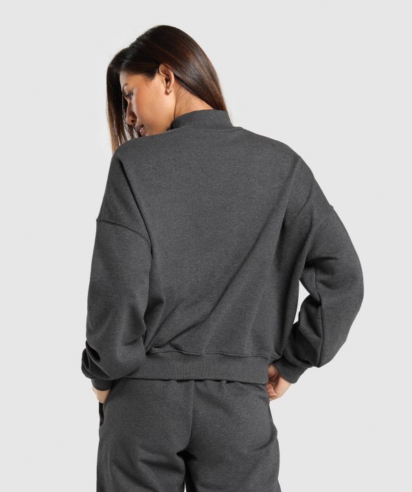 Rest Day Sweats 1/2 Zip Pullover - Image 2