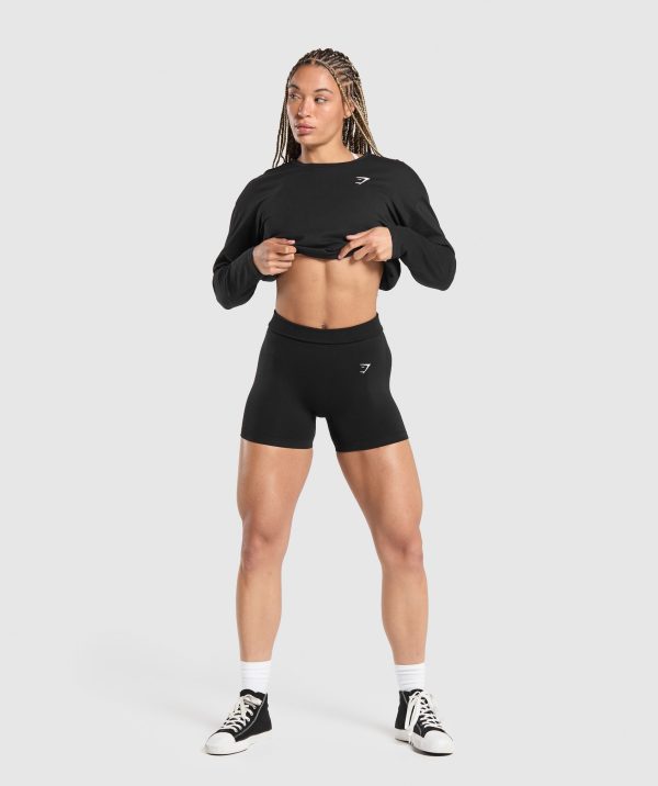 Training Oversized Cotton Long Sleeve Top - Image 4