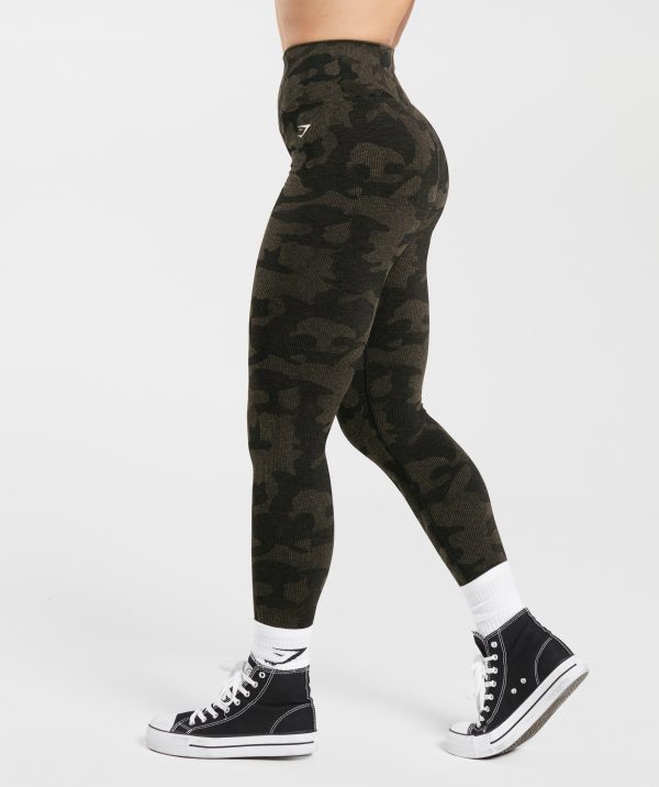 Adapt Camo Seamless Ribbed Leggings - Image 4