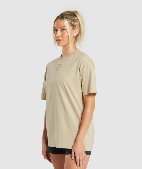 Care Label Graphic Oversized T-Shirt - Image 3