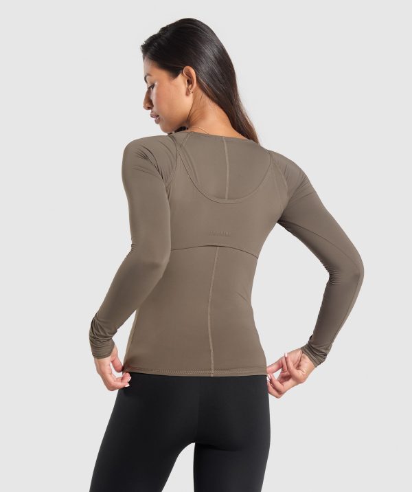 Rest Day Buttery Soft Long Sleeve Top - Image 2