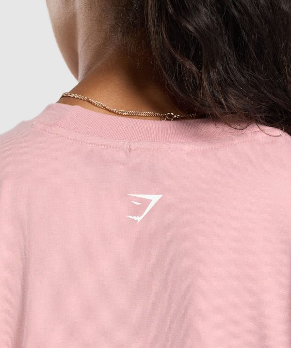 Barbell Hearts Oversized T-Shirt - Image 5