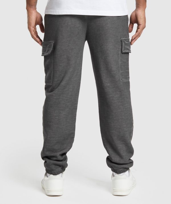 Heavyweight Washed Cargo Joggers - Image 2