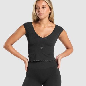Rest Day Seamless Modal Crop Top