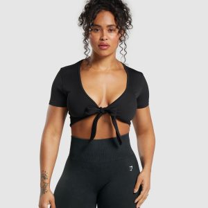 Gains Seamless Fitted Crop Top