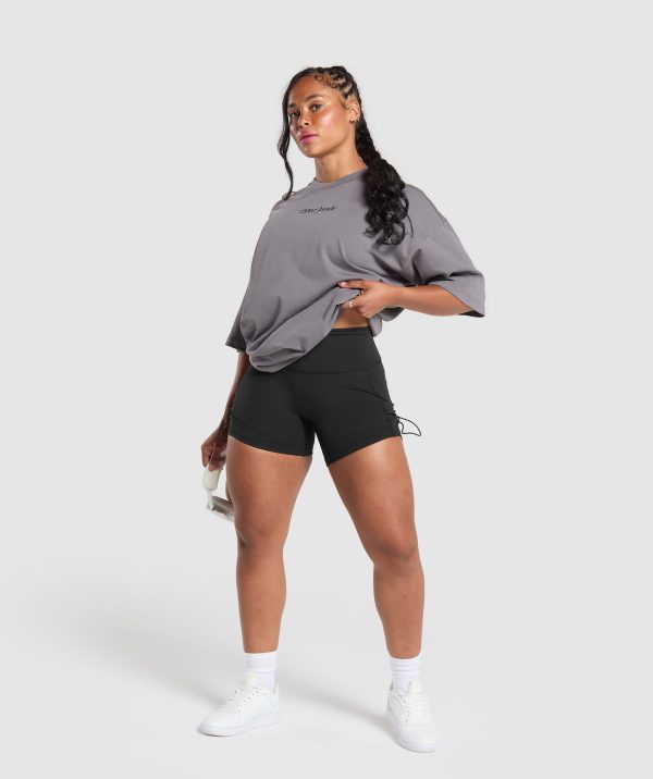 Embroidered Logo Oversized T-Shirt - Image 4