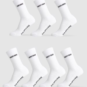 Graphic Crew Socks 7PK