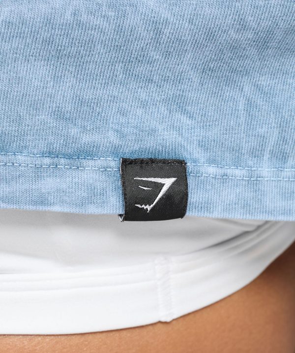 Collegiate Shadow Washed Crop Top - Image 6