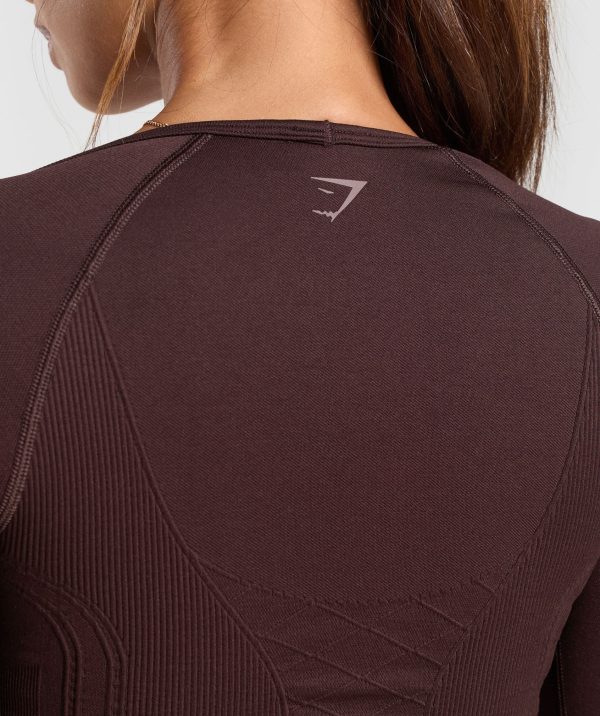 Corset Seamless Long Sleeve Top - Image 6