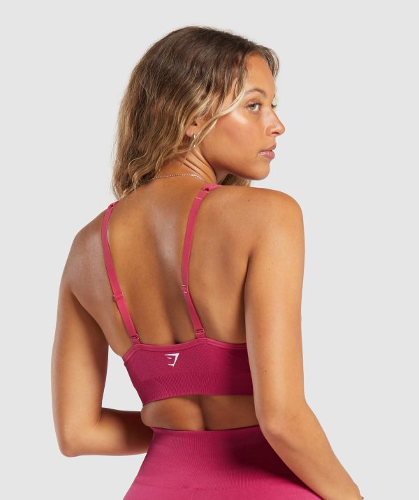 Vital Seamless 2.0 V Neck Sports Bra - Image 3