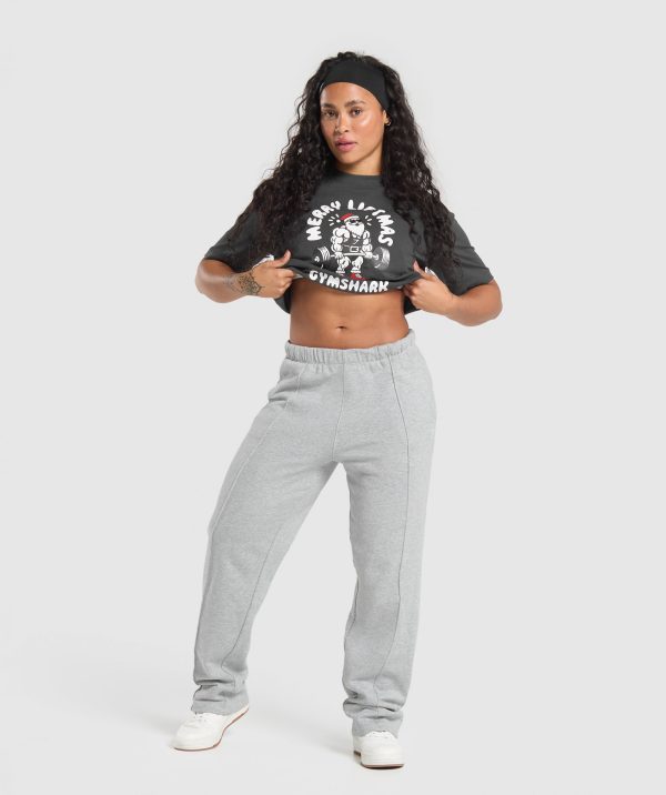 Merry Liftmas Oversized T-Shirt - Image 4