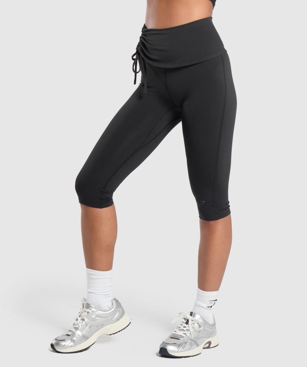 Ruched Capri Leggings - Image 3