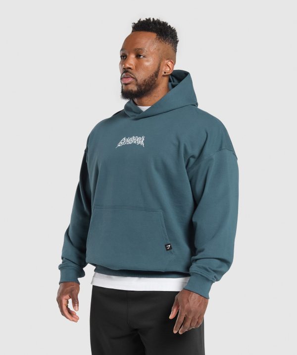 Metal Lifting Graphic Hoodie - Image 3