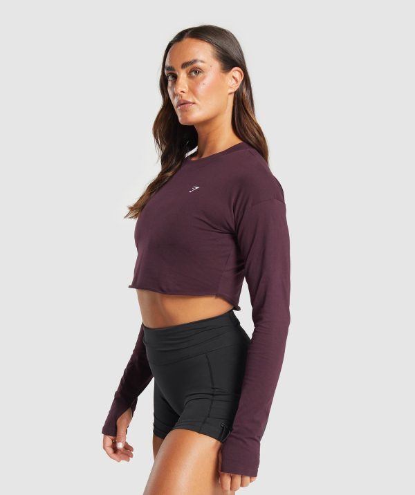 Lifting Long Sleeve Crop Top - Image 3