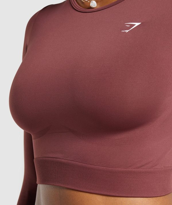 Everyday Seamless Long Sleeve Crop Top - Image 6