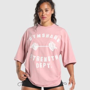 Barbell Hearts Oversized T-Shirt