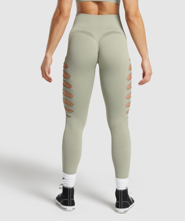 Gains Seamless Ripped Leggings - Image 3