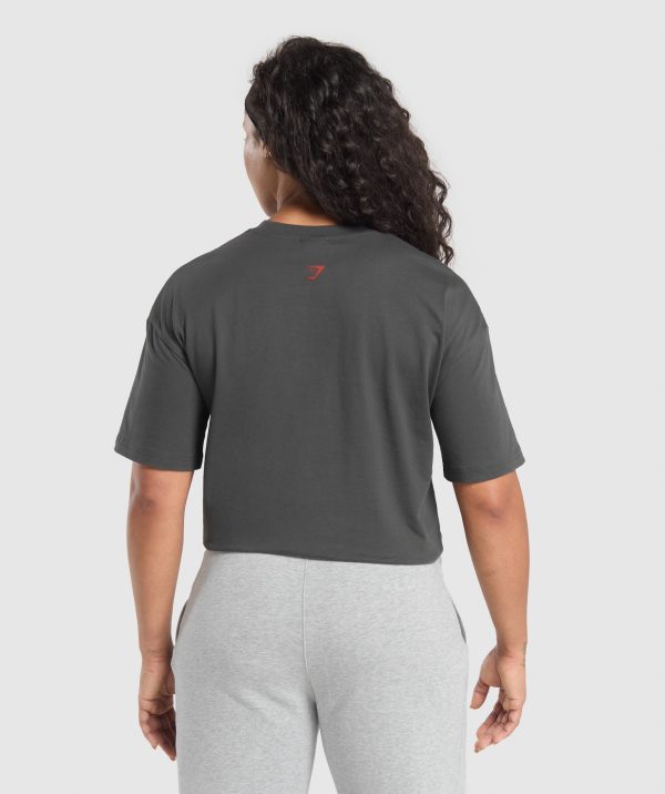 Merry Liftmas Oversized T-Shirt - Image 2