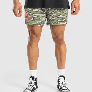 Printed Lifting Mesh 5" Shorts