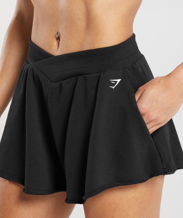 Lifting Crossover Cotton Shorts - Image 5