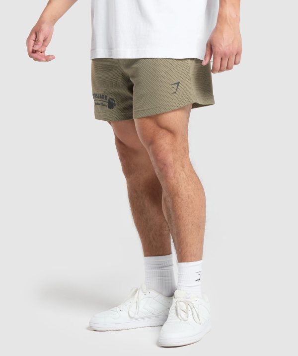 Workout Gear Mesh 5" Shorts - Image 3